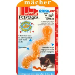 New BRANDY Jouet pour chat Orka Kat Wiggle Worm 10x2 cm