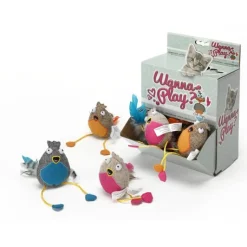 Hot EBI Jouet pour chat Play Big Bird 8x7 cm