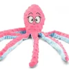 New BUBIMEX Jouet pour chien coloris rose peluche pieuvre - 45 cm