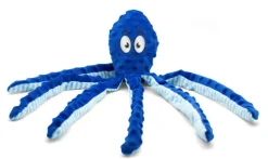 Clearance BUBIMEX Jouet pour chien coloris bleu peluche pieuvre - 45 cm