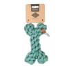 Outlet D ET D HOME Jouet pour chien forme os en corde bleu D&D Home Dente taille S - 19 cm