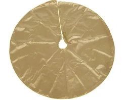 Best KAEMINGK Jupe de sapin en polyester doré - Ø 120 x H 0,5 cm
