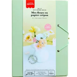 Discount LA PETITE ÉPICERIE Kit créatif fleurs en papier crépon - 21 x 3 x 15 cm