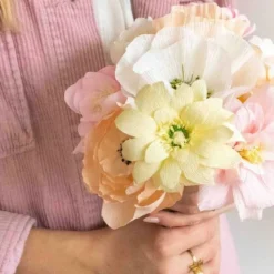 Discount LA PETITE ÉPICERIE Kit créatif fleurs en papier crépon - 21 x 3 x 15 cm