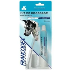 New FRANCODEX Kit de brossage des dents pour chiens