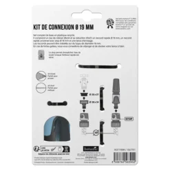Clearance BOTANIC® Kit de connexion Ø 19 mm pour tuyaux Ø 19 mm avec lance d'arrosage