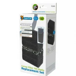 Outlet BLUE CORAL Kit de filtration d'angle, complet - SUPERFISH Corner Filter 100 - 100 unités