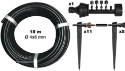 BOTANIC® Kit pour carré potager - Arrosage goutte à goutte