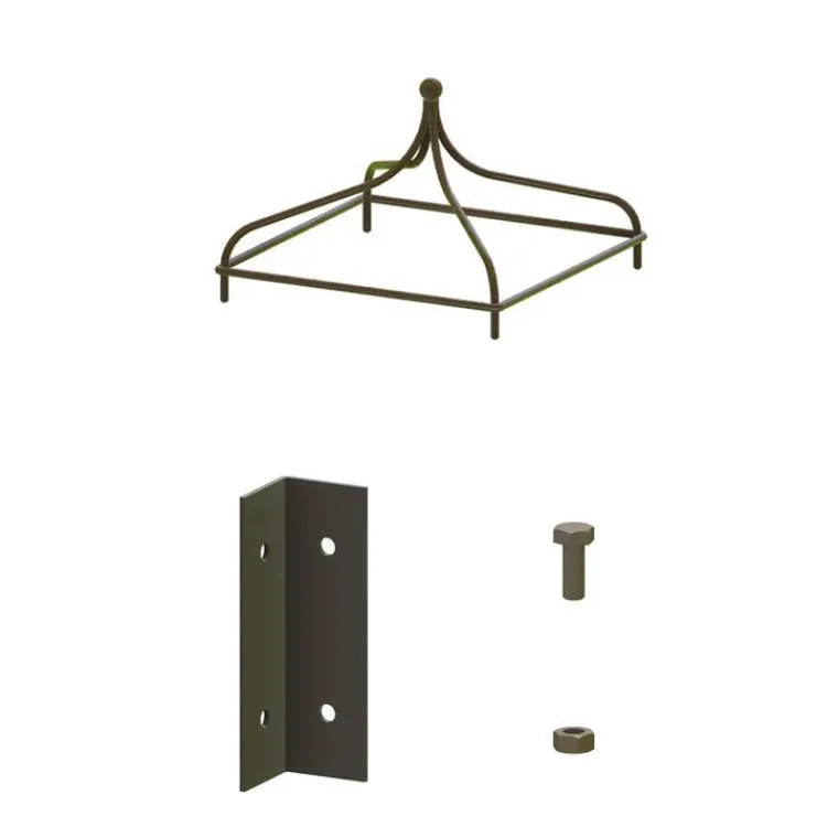 Sale VITIS IN SITU Kit pour kiosque de jardin en métal coloris rouille - 180 x H 240 cm