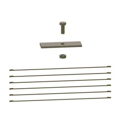 VITIS IN SITU Kit pour tunnel en métal coloris rouille - 180 cm