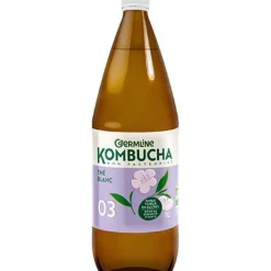 Online GERMLINE Kombucha non pasteurisé thé blanc en bouteille de verre - 1 litre