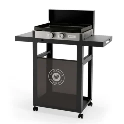 Sale LE MARQUIER La Plancha Française gaz 250 duo noire 92 x 47 x 105 cm