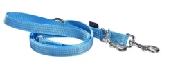Sale BOBBY Laisse pour chien en nylon tressé coloris bleu 3 positions Safe - Taille S/M
