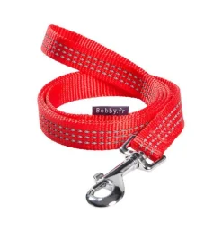 Outlet BOBBY Laisse pour chien en nylon tressé coloris rouge Safe 10 mm - Taille 10