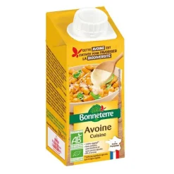 Outlet BONNETERRE Lait végétal avoine cuisine bio - 20 cl
