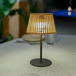 Best NEWGARDEN Lampe solaire Okinawa coloris marron effet blanc chaud en métal - 20 à 30 cm