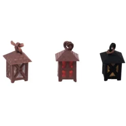 Outlet BERTONI Lampions blanc et rouge 3,5 V