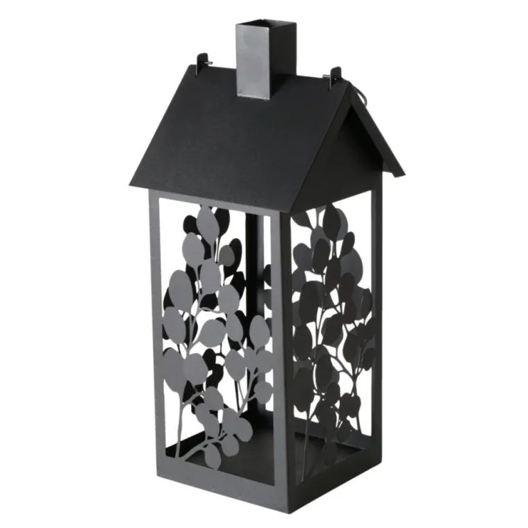 New BOLTZE Lanterne Calypso coloris noir en métal - 19 x 19 x 45 cm