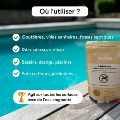 Outlet BLEEN Larvicides anti-moustiques efficace en 48h - 400m²