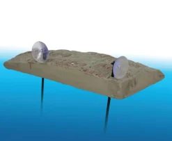 Online REPTILE PLANET Île flottante pour tortue aquatique avec ascenseur coloris marron Turtle Island - Taille M - 21 x 16 x 3,6 cm