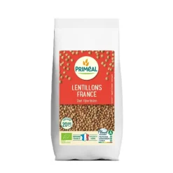 Hot PRIMÉAL Lentillons de France bio en sachet de 500 g