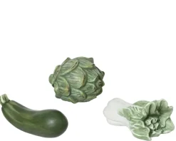 Clearance KAEMINGK Légume décoratif en terre cuite vert - 9 x 8 x 15 cm