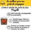 Discount MAGALLI Litière et couvre-sol chips de coco 40 L
