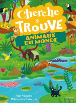 Sale MILLEPAGES Livre "Cherche et trouve : Animaux du monde" Éditions