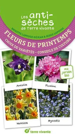 Clearance ÉDITIONS TERRE VIVANTE Livre "Les antisèches : fleurs de Printemps"