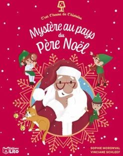 Clearance ÉDITIONS LITO Livre Mystère au pays du Père Noël - Dès 3 ans - 24 pages