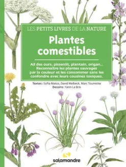 Hot SALAMANDRE Livre Plantes comestibles aux Éditions - 72 pages