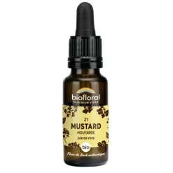 Best BIOFLORAL Élixir n°21 de moutarde en flacon de 20 ml
