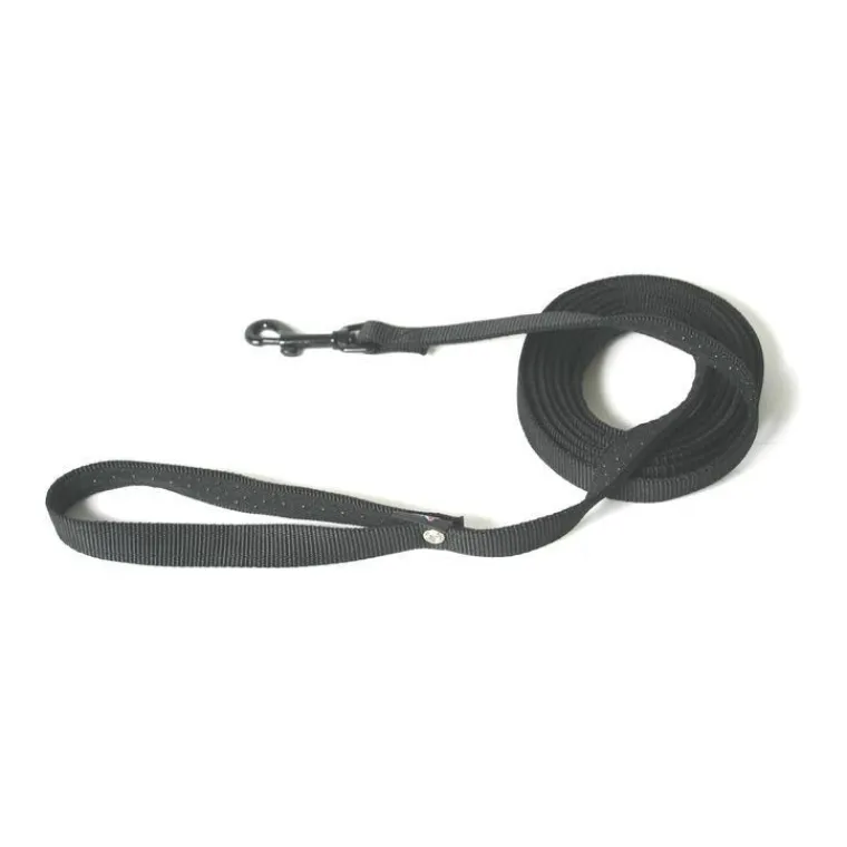 Sale MARTIN SELLIER Longe noire en nylon pour chien - 5 mètres