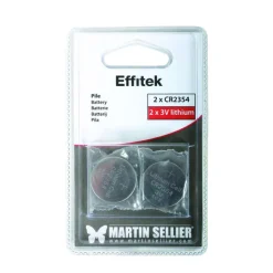 DYNAVET Lot de 2 piles CR2354 pour télécommande Effitek