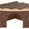 TRIXIE Maison d'angle pour petits animaux coloris marron en bois Jesper PM