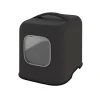 ROTHO Maison de toilette pour chat coloris noir en plastique recyclé Biala - 44,3 x 39,5 x 52 cm