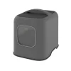Clearance ROTHO Maison de toilette pour chat coloris anthracite Rhoto Biala - 44,3 x 39,50 x 51 cm