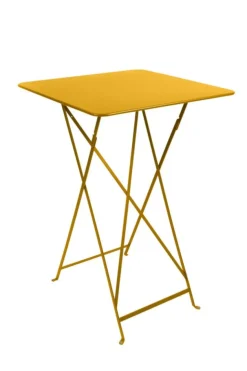 Sale FERMOB Mange debout Bistro coloris orange en acier - 71 x 71 x 105 cm