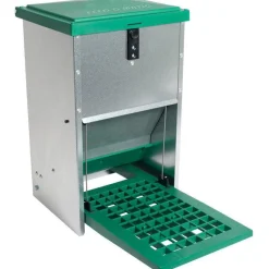 Clearance DISTRIGALLI Mangeoire anti-nuisibles pour 5 à 8 poules verte 8 kg