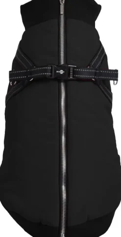 Sale BOBBY Manteau pour chien coloris noir avec harnais intégré Easy - Taille 38M