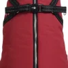 Outlet BOBBY Manteau pour chien coloris bordeaux avec harnais intégré Easy - Taille 38M