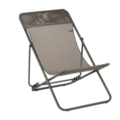 New LAFUMA MOBILIER Maxi transat gris 94 x 62 x 83 cm