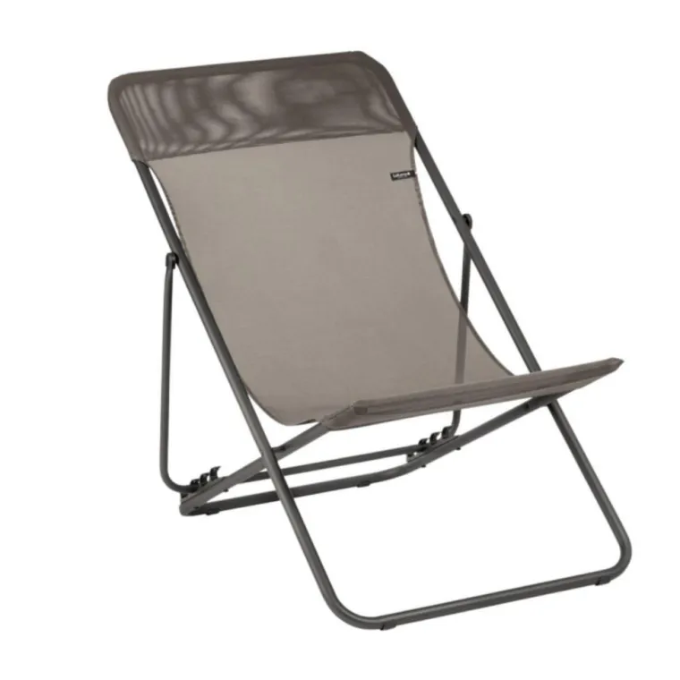 New LAFUMA MOBILIER Maxi transat gris 94 x 62 x 83 cm