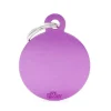 New MYFAMILY Médaille en aluminium violet Basic grand cercle