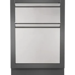 Sale NAPOLÉON Meuble rangement 2 tiroirs coloris gris Napoleon