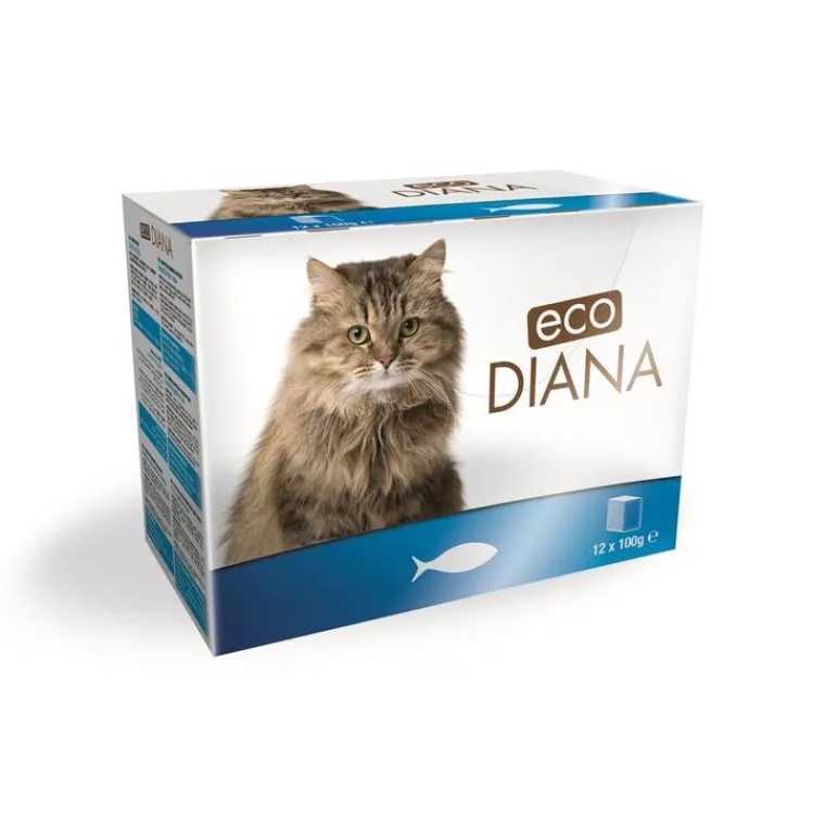 New ECO DIANA Émincés au poisson - 12 pochons de 100 g