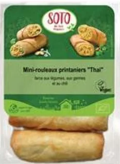 Sale SOTO Mini rouleaux printaniers bio Thai - 4 x 50 g