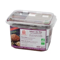 Online CELNAT Miso riz non pasteurisé bio en sachet de 400 g