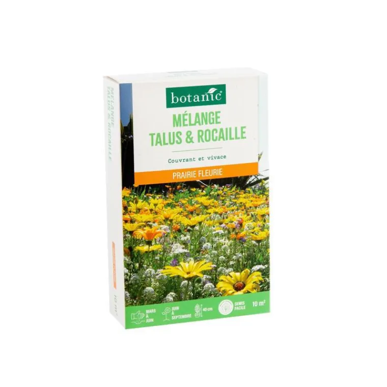 Discount BOTANIC® Mélange de graines pour talus et rocaille - graines à semer (10 m²)