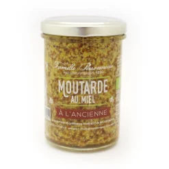 Clearance FAMILLE PERRONNEAU Moutarde au miel ancienne en pot de verre de 210